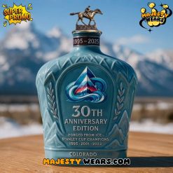 Colorado Avalanche 30th Anniversary Whiskey Bottle