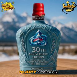 Colorado Avalanche 30th Anniversary Whiskey Bottle