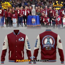 Colorado Avalanche Stanley Cup Baseball Jacket