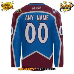 Colorado Avalanche x Denver Nuggets Crossover Night Custom Hockey Jersey