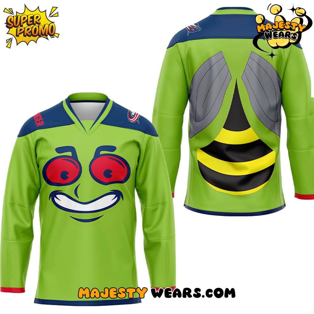 Columbus Blue Jackets Stinger Game Night Special Hockey Jersey Columbus Blue Jackets Stinger Game Night Special Hockey Jersey