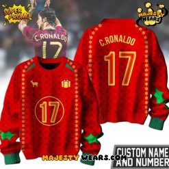 Cristiano Ronaldo Custom Ugly Christmas Sweater