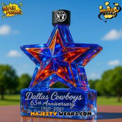 Dallas Cowboys 65th Anniversary Whiskey Bottle