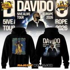 Davido – 5IVE ALIVE TOUR – EUROPE 2026 Special Hoodie