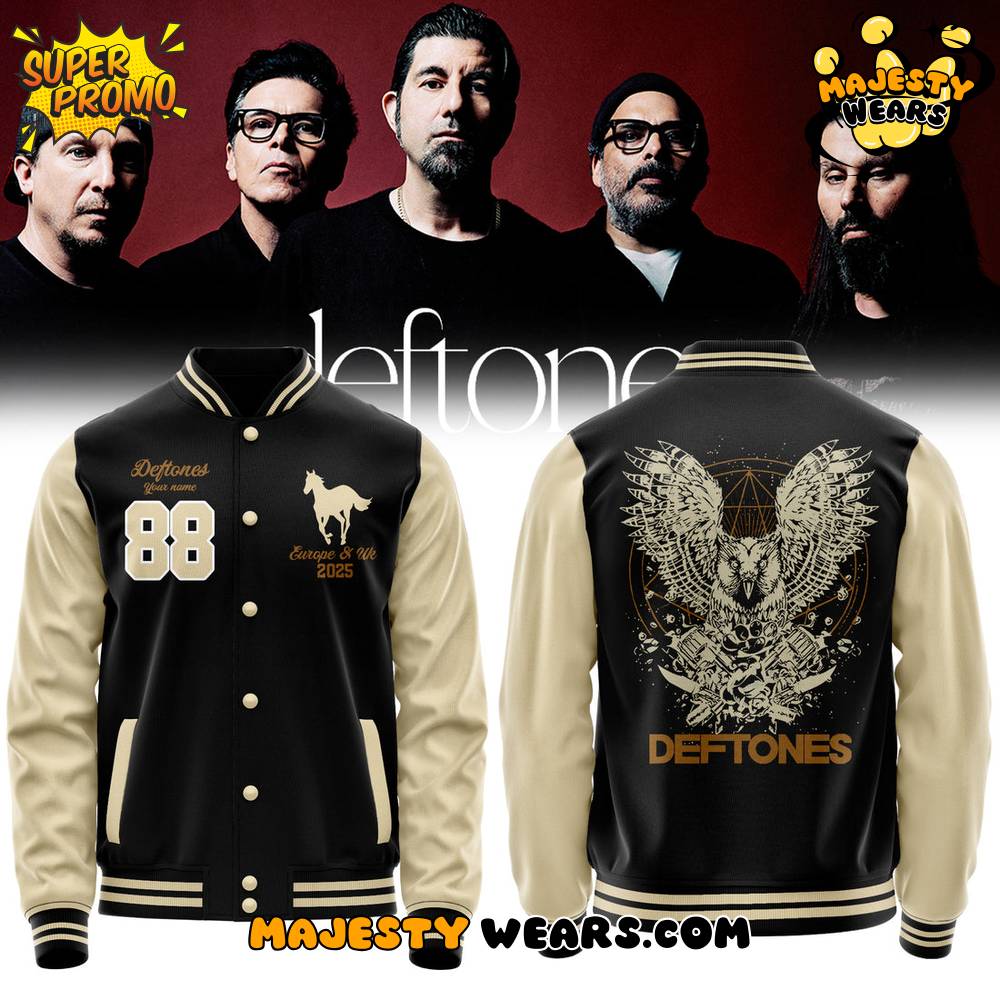 Deftones EU & UK Tour 2026 Special Edition Bomber Jacket Deftones EU & UK Tour 2026 Special Edition Bomber Jacket