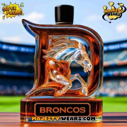 Denver Broncos Horse Head Whiskey Bottle
