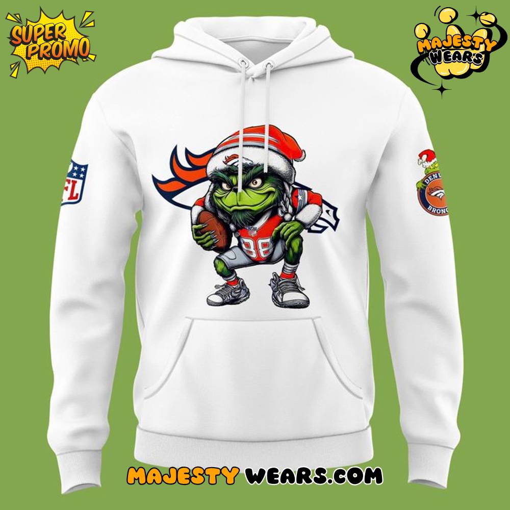 Denver Broncos x The Grinch Christmas Special Hoodie Denver Broncos x The Grinch Christmas Special Hoodie
