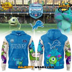 Detroit Lions x Monsters Inc Funday Football Hoodie