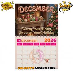Dunkin Donuts 2026 Wall Hanging Calendar