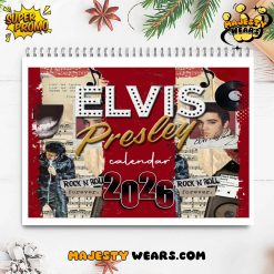 Elvis Presley 2026 Wall Hanging Calendar