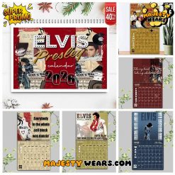 Elvis Presley 2026 Wall Hanging Calendar