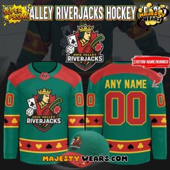 Evansville Thunderbolts X OHIO VALLEY RIVERJACKS 2025 Custom Hockey Jersey