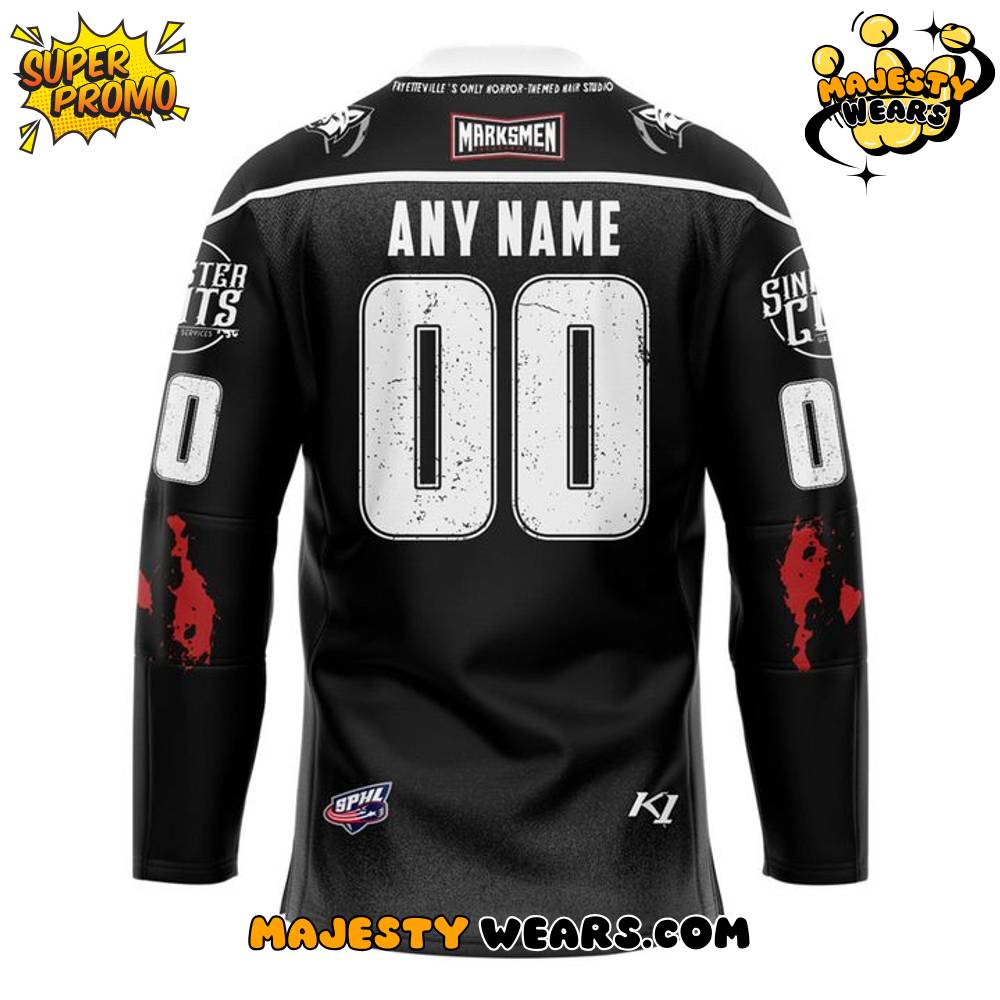 Fayetteville Marksmen ‘Sinister Cuts’ Custom Hockey Jersey Fayetteville Marksmen ‘Sinister Cuts’ Custom Hockey Jersey