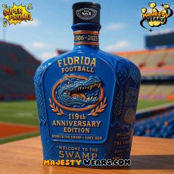 Florida Gators 119th Anniversary Whiskey Bottle