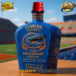 Florida Gators 119th Anniversary Whiskey Bottle