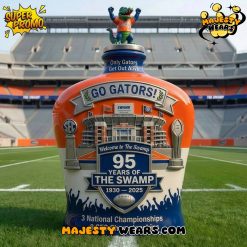 Florida Gators The Swamp 95th Anniversary Whiskey Bottle