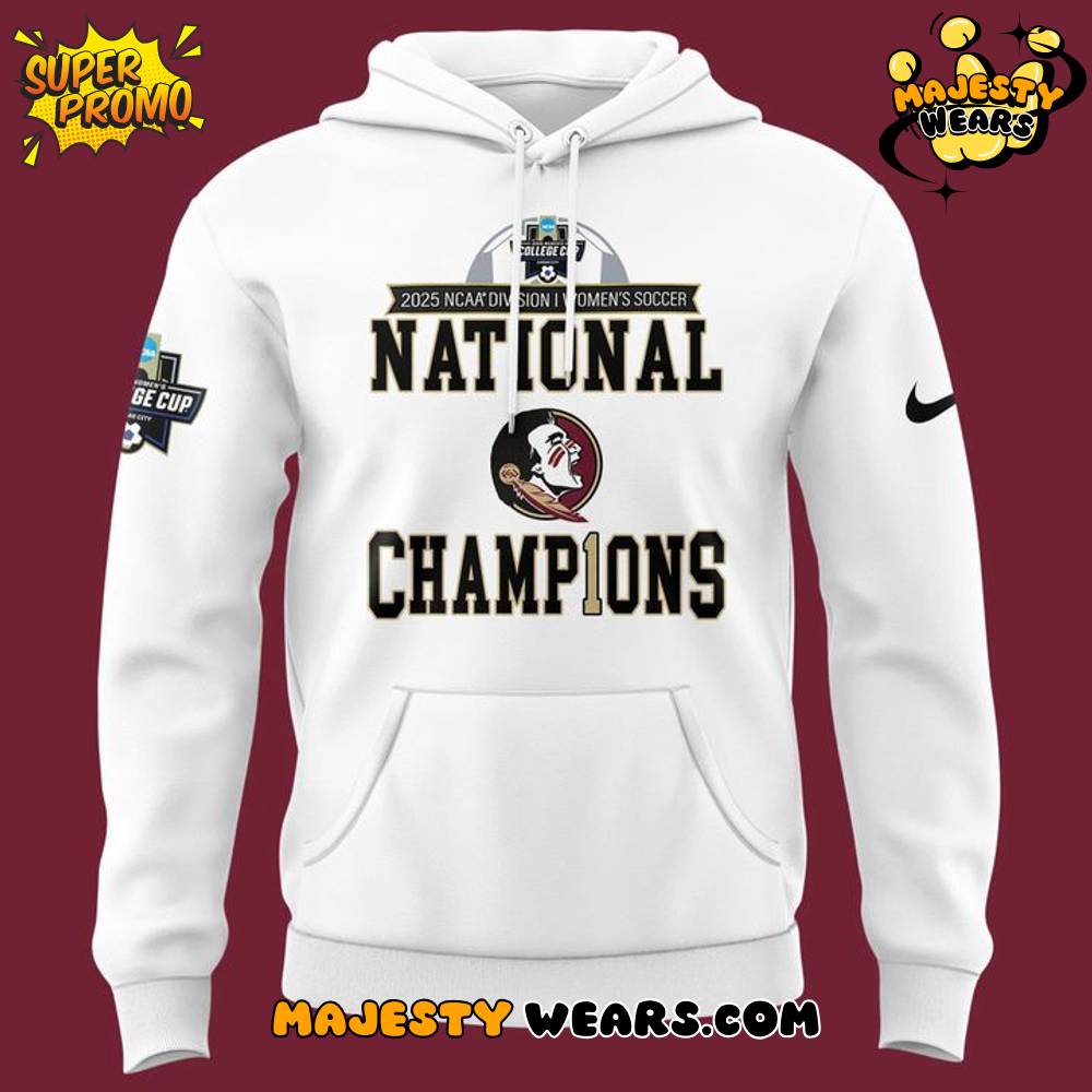 Florida State Seminoles 2025 NCAA Women’s Soccer National Champions Hoodie Florida State Seminoles 2025 NCAA Women’s Soccer National Champions Hoodie