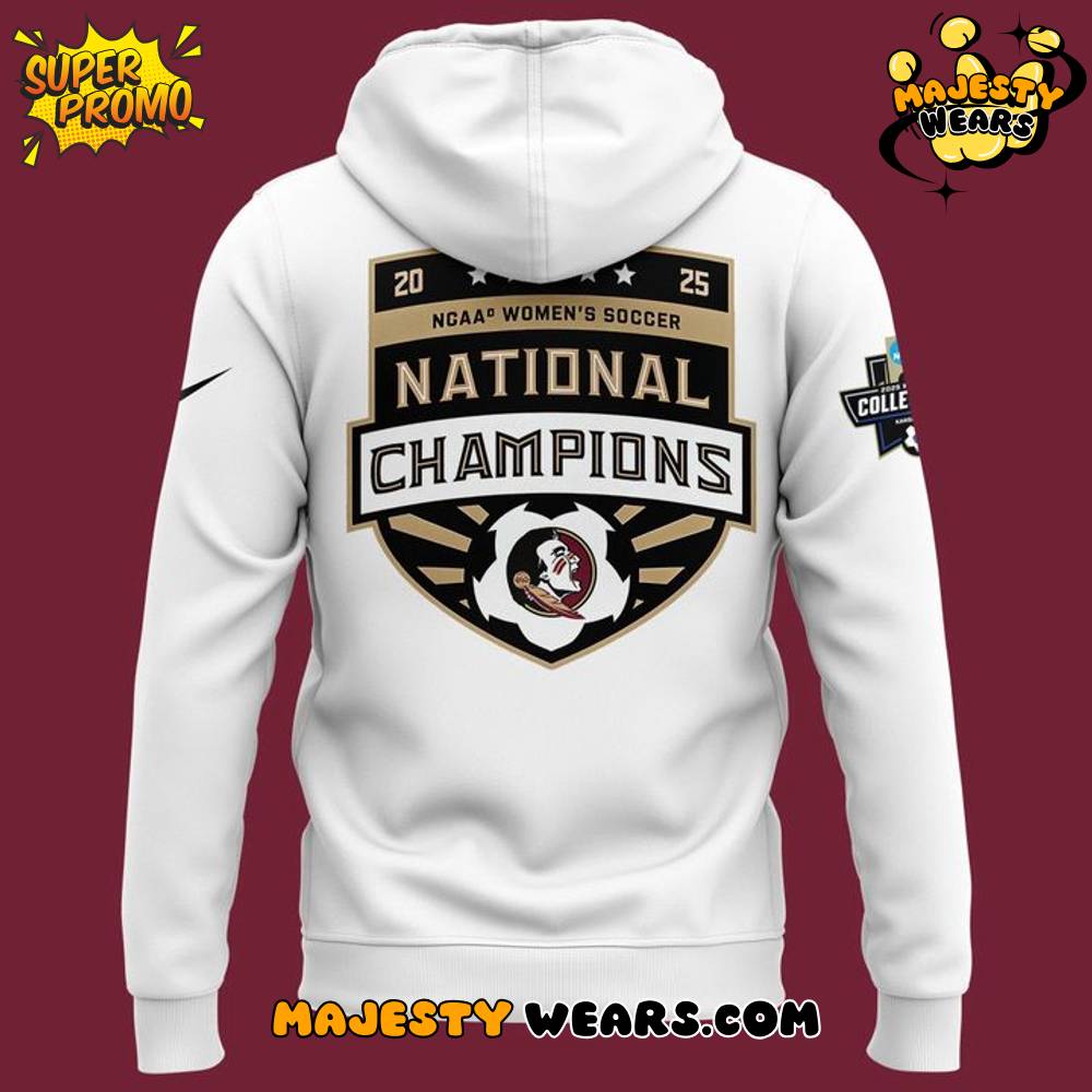 Florida State Seminoles 2025 NCAA Women’s Soccer National Champions Hoodie Florida State Seminoles 2025 NCAA Women’s Soccer National Champions Hoodie