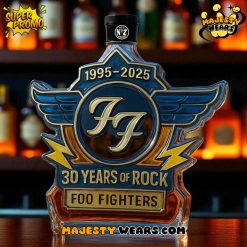 Foo Fighters 30th Anniversary Whiskey Bottle