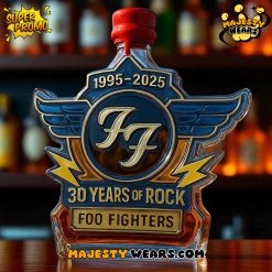Foo Fighters 30th Anniversary Whiskey Bottle