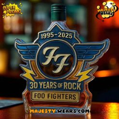 Foo Fighters 30th Anniversary Whiskey Bottle