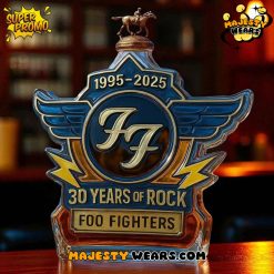 Foo Fighters 30th Anniversary Whiskey Bottle