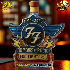 Foo Fighters 30th Anniversary Whiskey Bottle