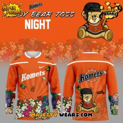 Fort Wayne Komets Teddy Bear Toss Night 2025 Custom Hockey Jersey Fort Wayne Komets Teddy Bear Toss Night 2025 Custom Hockey Jersey