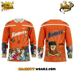 Fort Wayne Komets Teddy Bear Toss Night 2025 Custom Hockey Jersey