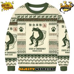 Frog On Toilet Japanese