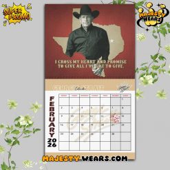 George Strait 2026 Wall Hanging Calendar