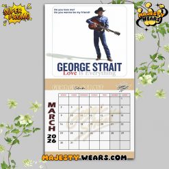 George Strait 2026 Wall Hanging Calendar