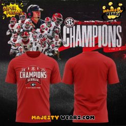 Georgia Bulldogs Sec Championship 2025 T-Shirt Georgia Bulldogs Sec Championship 2025 T-Shirt