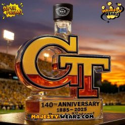 Georgia Tech Yellow Jackets 140th Anniversary “Buzz to Victory!” Whiskey Bottle