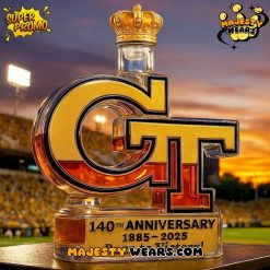 Georgia Tech Yellow Jackets 140th Anniversary “Buzz to Victory!” Whiskey Bottle