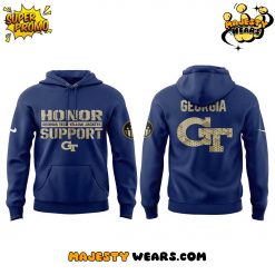 Georgia Tech Yellow Jackets Coach Faulkner “Honor Support” Special Hoodie