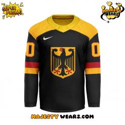 Germany Ice Hockey 2026 Olympic Winter Custom Hockey Jersey – Black