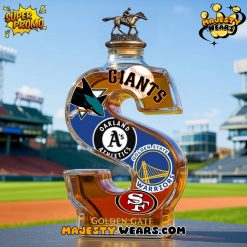 Golden Gate Grit Inspired Whiskey Bottle