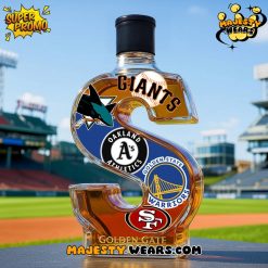 Golden Gate Grit Inspired Whiskey Bottle