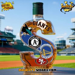 Golden Gate Grit Inspired Whiskey Bottle