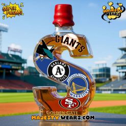 Golden Gate Grit Inspired Whiskey Bottle