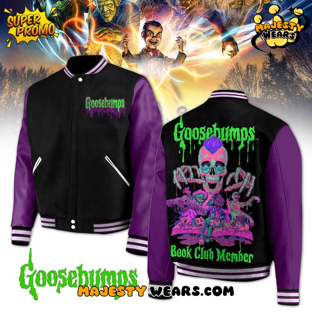 Goosebump “Book Club Member” Baseball Jacket Goosebump “Book Club Member” Baseball Jacket