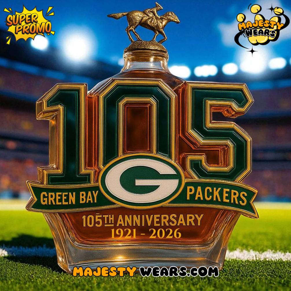 Green Bay Packers 105th Anniversary Whiskey Bottle Green Bay Packers 105th Anniversary Whiskey Bottle