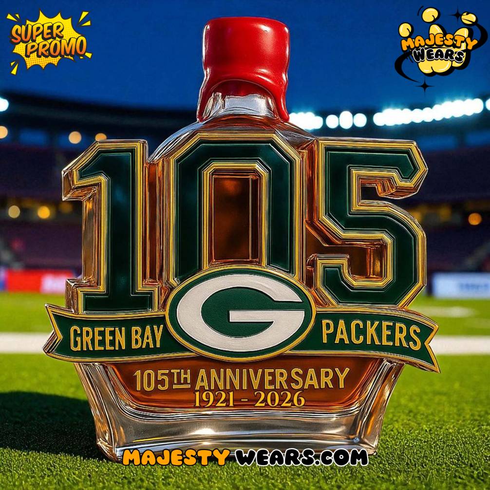 Green Bay Packers 105th Anniversary Whiskey Bottle Green Bay Packers 105th Anniversary Whiskey Bottle
