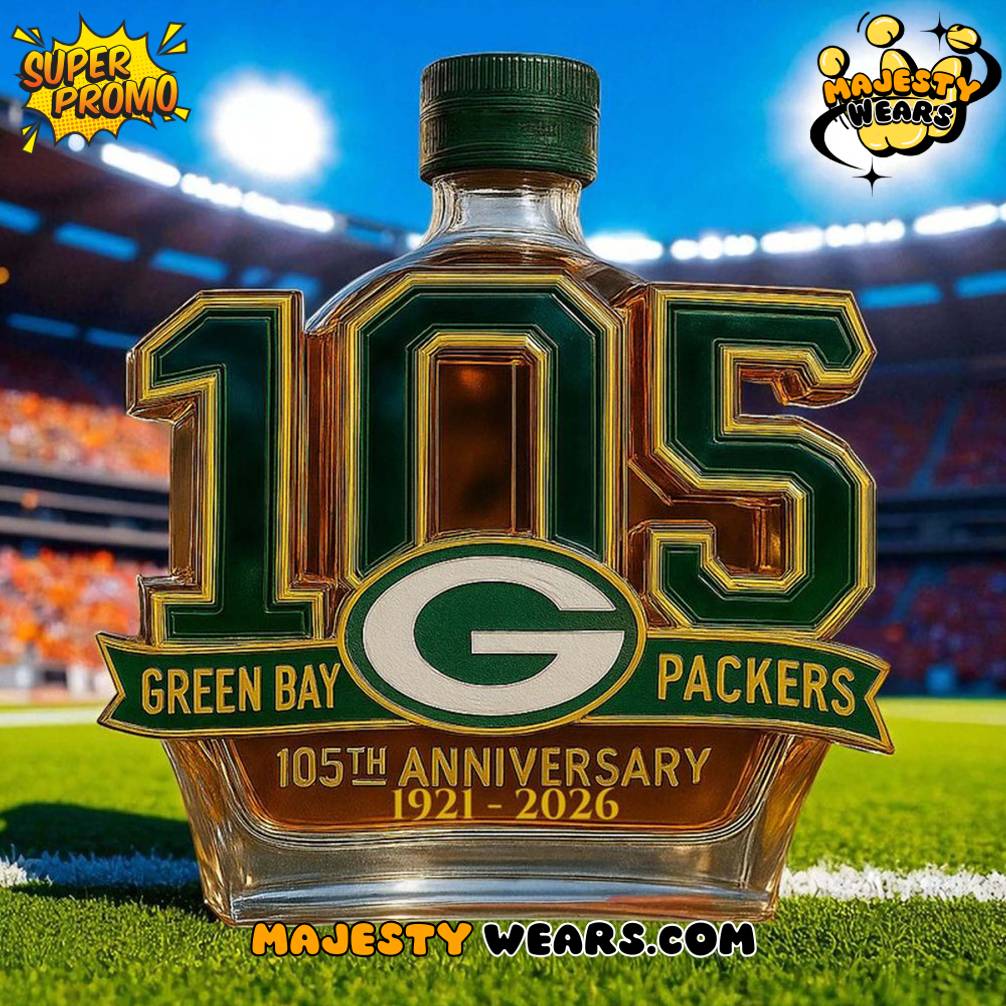 Green Bay Packers 105th Anniversary Whiskey Bottle Green Bay Packers 105th Anniversary Whiskey Bottle