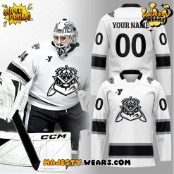 Greenville Swamp Rabbits Introducing the White Rabbit King Custom Hockey Jersey