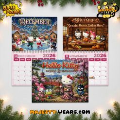 Hello Kitty 2026 Wall Hanging Calendar