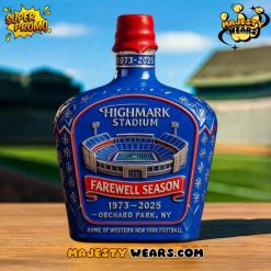 Highmark Stadium Farewell Season Whiskey Bottle