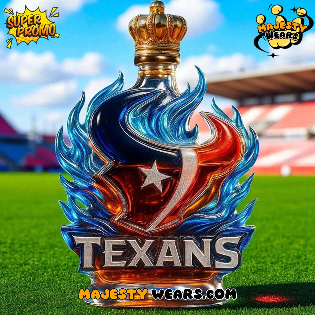 Houston Texans Fire of the Lone Star Whiskey Bottle Houston Texans Fire of the Lone Star Whiskey Bottle