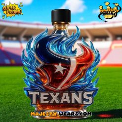 Houston Texans Fire of the Lone Star Whiskey Bottle